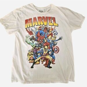 Marvel White Y2K Tee XL